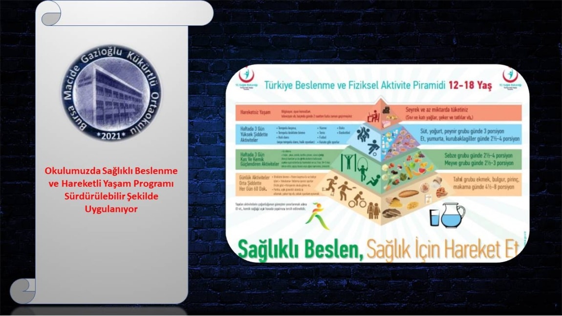 Okulumuzda Sağlıklı Beslenme ve Hareketli Yaşam Programı Sürdürülebilir Şekilde Uygulanıyor